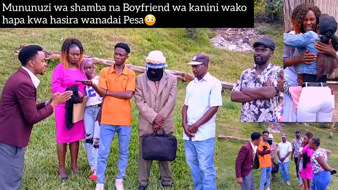 Ni kubaya😳 Mwenye pesa za shamba ako hapa! Gafla Boyfriend wa Kanini aliingia kwa hasira na uchungu.