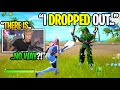 I met a kid that DROPPED OUT of school in Fortnite... (shocking)