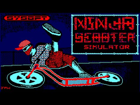 [Amstrad CPC] Ninja Scooter Simulator - Longplay