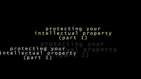 Export Savvy - Protecting Your Intellectual Property - Part. 1 (Strategic Video Content)