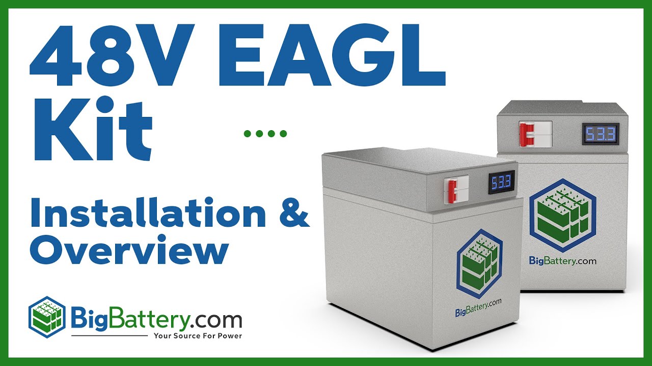 BigBattery, 48V EAGLE- LiFePO4 - 30Ah - 1.53kWh