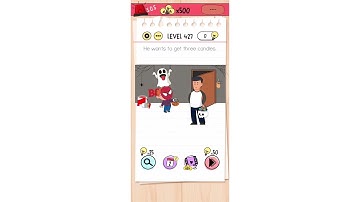 "He wants to get three candies" Brain Test Level 427 Quick Guide