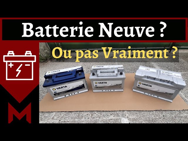 Matos15-Trouver la date de fabrication sur une batterie BOSCH 12V et la  décoder-La lire en clair 