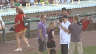 Brandon Proposes to Tara at Lexington Legends Game