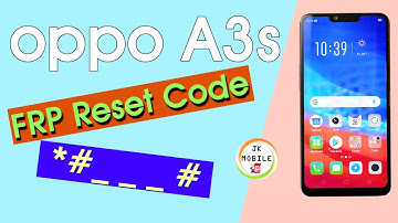 A3s Frp Reset Code || A3s Frp Bypass Without internet || CPH1803 Frp Bypass || JK Mobile