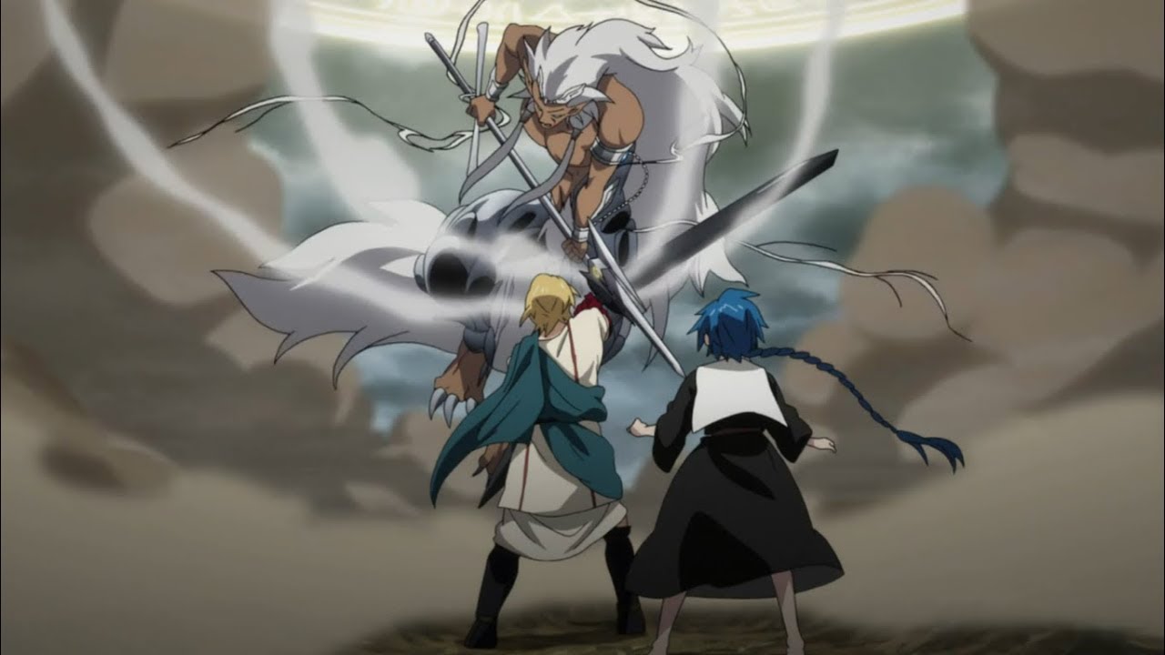 Dynamics of the Main Party in Magi The Labyrinth of Magic with GIFs   MyAnimeListnet