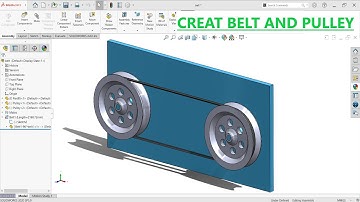How to Create Belt/Chain in Solidworks | Solidworks tutorial