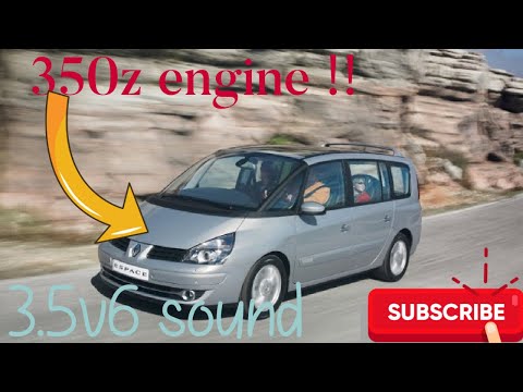 renault-espace-iv-3.5-v6-nissan-350z-engine-sound-dzwiek-silnika