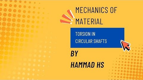 | Engineering Talks About Torsion In Circular Shafts | @EngineeringTalksHMD 