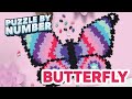 Plus Plus  Puzzle By Number - Butterfly