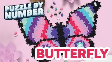 Plus Plus  Puzzle By Number - Butterfly