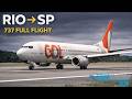 PMDG Boeing 737-800 Gol Airlines: Rio to São Paulo | MSFS 2024 Full Flight