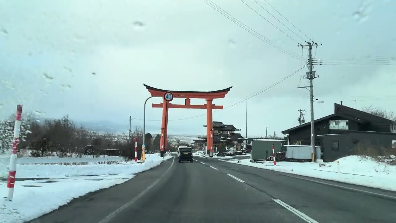 2026年1月28日山形県蔵王温泉スキー場横倉〜下山フィット　RS MT ge8 しっかり水温上げてからスタートしましたが…半分くらいくだったあたりで水温計(青色)が点灯…エアコン効きづらく…
