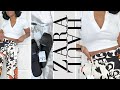 ZARA HAUL! | SPRING *BASICS* YOU NEED IN YOUR WARDROBE +NEW ZARA LIP OILS! | Andrea Renee