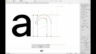 EP 2 | Typography | Drawing the "n" in glyphs app screenshot 5