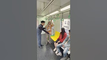 Seat Thief Out! 👋 席泥棒、追放！😤 자리 뺏고 쫓겨남! #BONKIND #emotional #respect #kindness