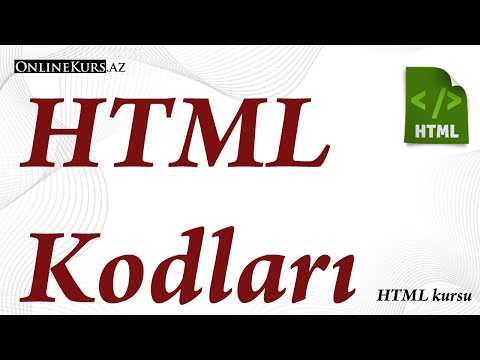 Video: Html5 teqləri hərflərə həssasdırmı?