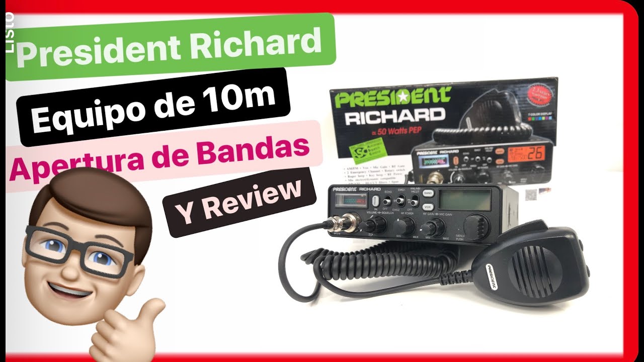 New President Radio, The Richard AM/FM cb radio Review y mods, 2020 