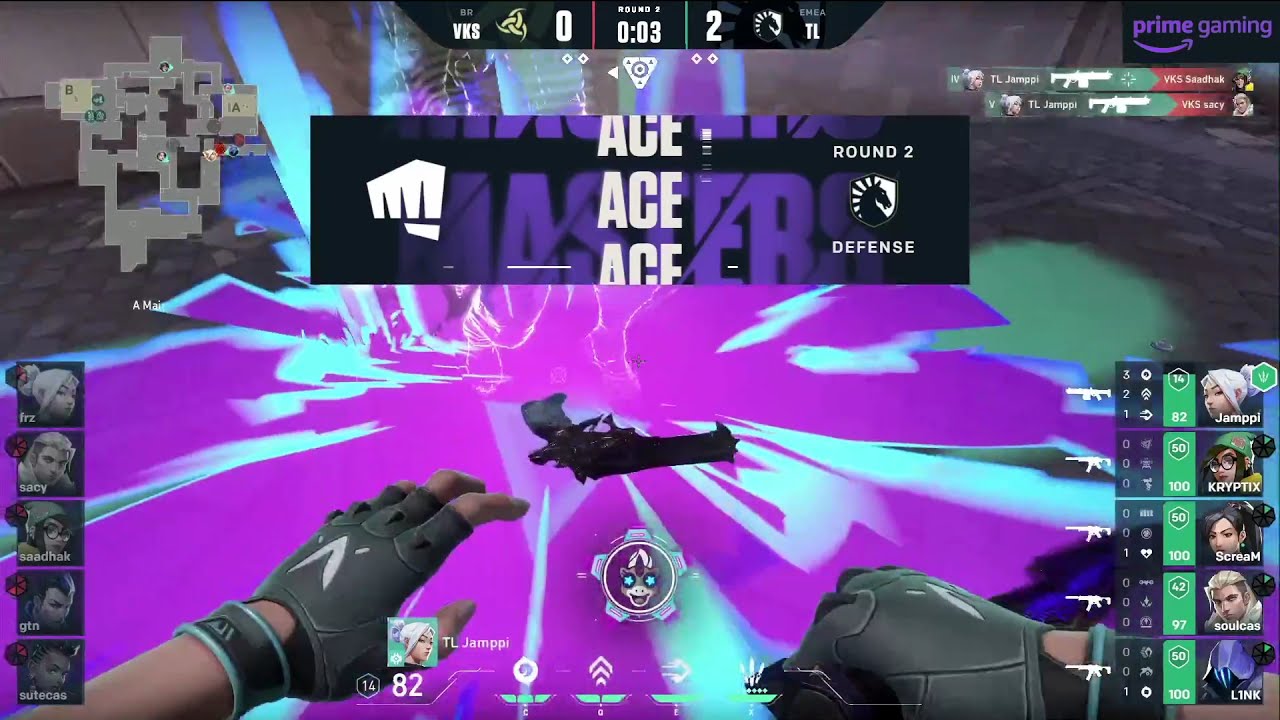 Jammpi insane judge ace against team liquid.