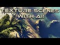 How to texture a beach with ai generated pbr textures