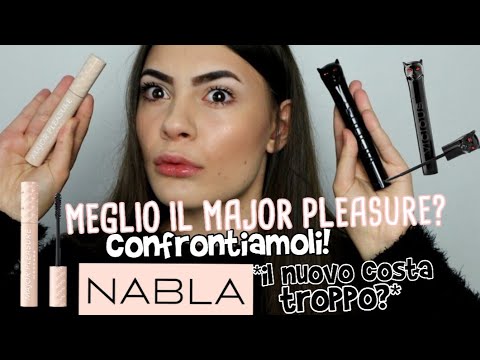 SFIDA TRA I DUE MASCARA DI NABLA! Major pleasure vs Vicious mascara -  YouTube