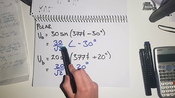Polar and Rectangular Forms of AC Sine Waves