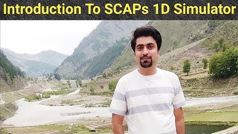 Introduction to SCAPs 1D Simulator For Perovskite Solar Device Simulation and Analysis