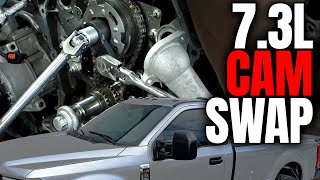 I Tore Apart My New 7.3L Super Duty!  Heads and Cam Swap