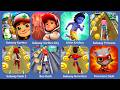 Subway Surfers,Subway Surfers City,Litle Krishna,Subway Princes,Subway Dash 2,Bus Rush,Tom Hero Dash
