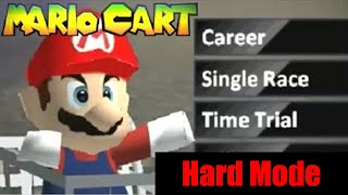 Mario Cart 3D - Full Game Walkthrough + Hard Mode