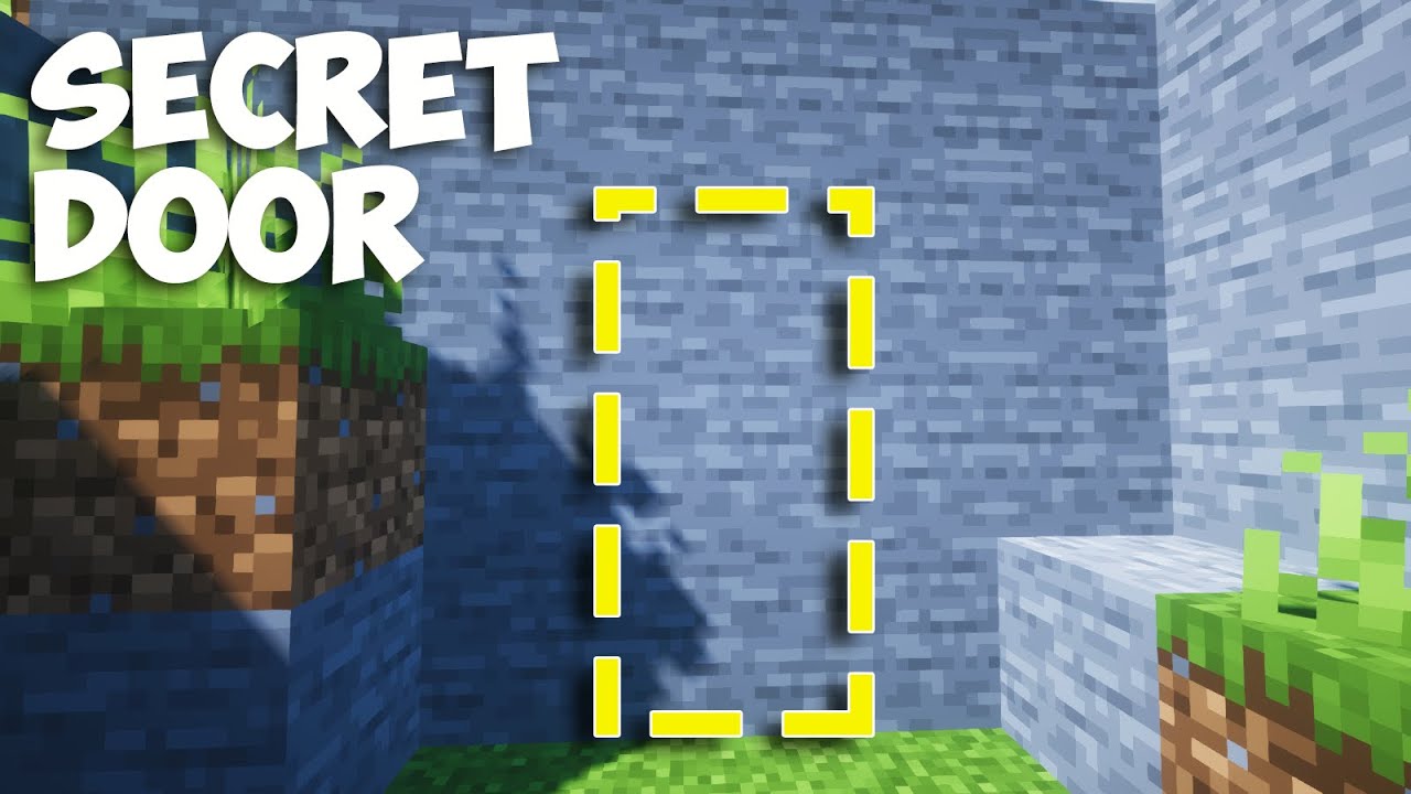 How To Make A Secret Door In Minecraft YouTube