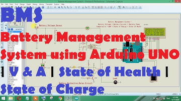 BMS | Battery Management System using Arduino UNO | State of Charge  [SOC] | State of Health [SOH]