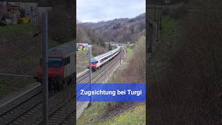 Zugsichtung bei Turgi, Kanton Aargau, Schweiz 2023 / #shorts