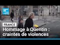 À Lyon La Peur Des Débordements à La Marche En Hommage à Quentin Deranque FRANCE 24