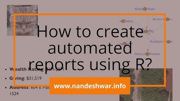 How to Create Automated Reports Using R?