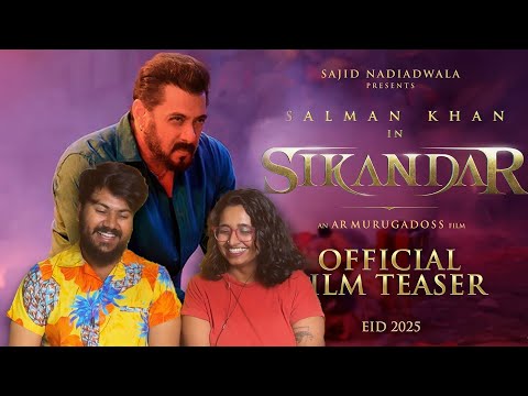 SIKANDAR Official Film Teaser Reaction - Salman Khan, Rashmika | Sajid Nadiadwala | A.R. Murugadoss