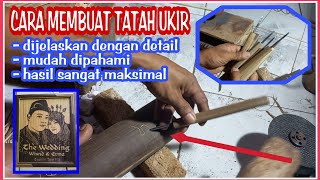 Cara Membuat Tatah Ukir Bambu