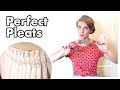 Fork Pleats TUTORIAL – Perfectly Even Pleats (The FIRST Time!) + How to Calculate