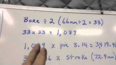Saab Two Stroke, Compression Ratio Figuring Engines