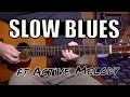 Slow Acoustic Blues Guitar Backing Track - B Minor