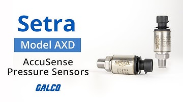 Setra AccuSense Model AXD Pressure Sensors