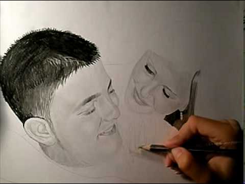 Time-lapse portrait drawing of a sweet couple made by Tash