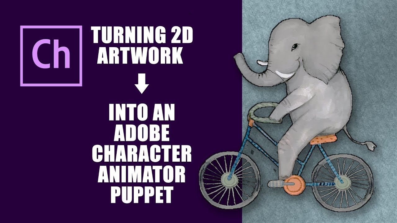 Turn 2D art into an Adobe Character Animator puppet - YouTube