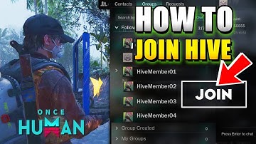 Once Human How to Join a Hive Quest Guide SOLO The Easiest & Fastest Way