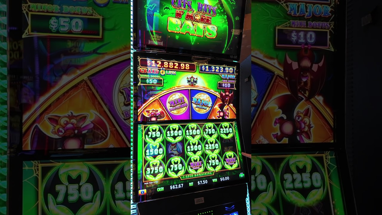 Max Bet Bonus on the NEW Cats Hats N' More Bats! #slots #casino #lasvegas