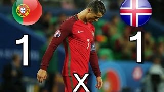 Portugal 1x1 Islandia - Melhores Momentos l UEFA EURO 2016