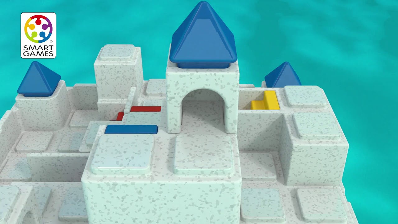 SmartGames Atlantis Escape – Gioco 3D Da Viaggio Con 60 Sfide, Età 8+