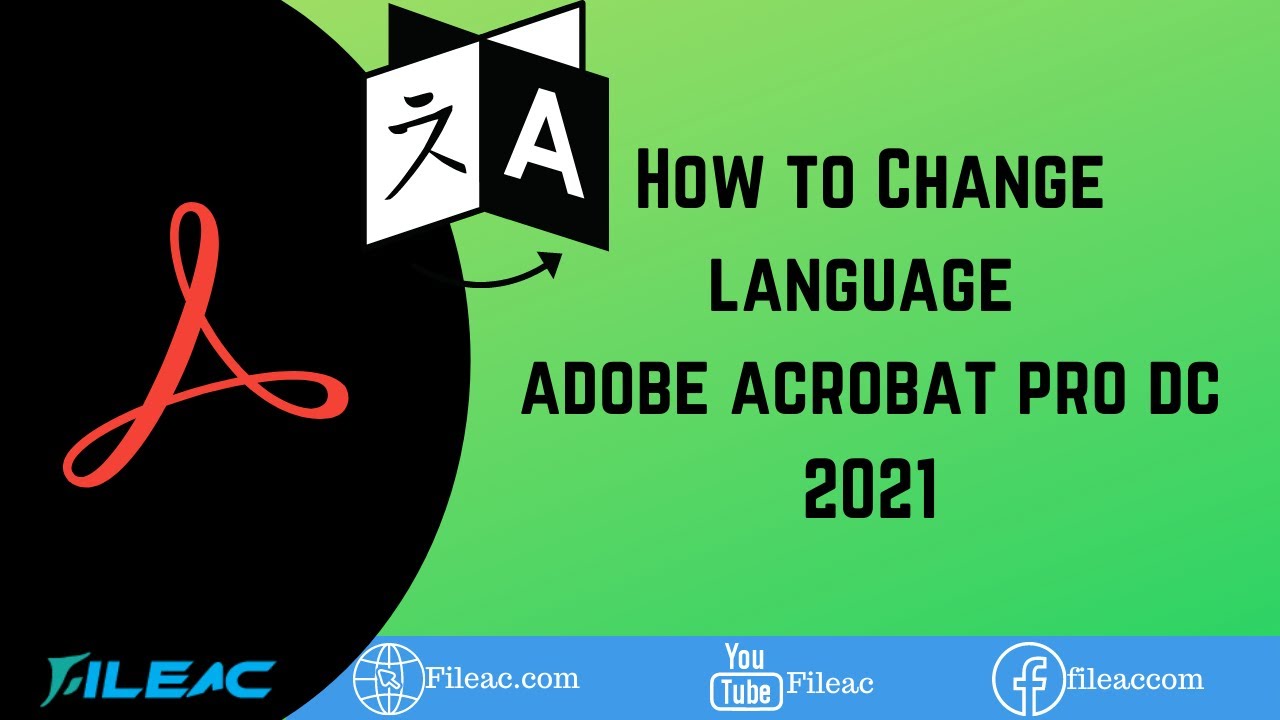 adobe acrobat language download
