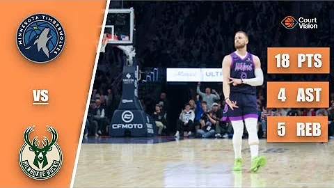 Donte DiVincenzo - 18 Points, 4 Assists, 5 Rebounds vs Bucks - 2025-26 Regular Season