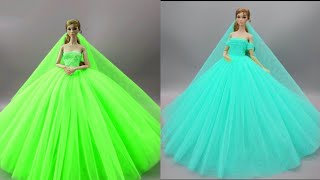 Disney Princess Doll Makeover Diy Miniature Ideas For Barbie - Wig Dress Faceup And More Diy